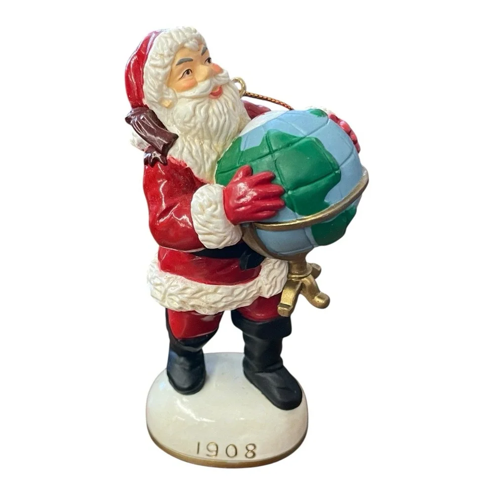 Santa Of The World America 1908 Santa Thru The Ages Ornament